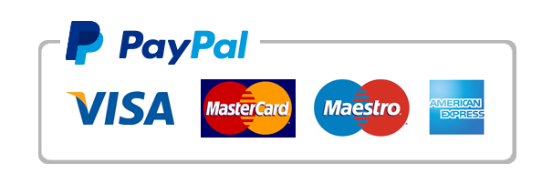 payment option - paypal, master card, visa, maestro., american express etc.